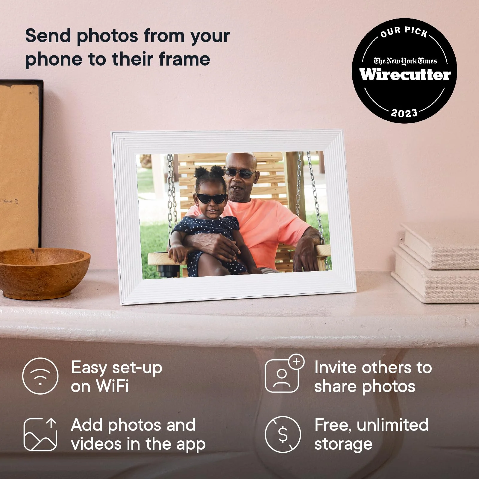 Aura Carver 10.1 WiFi Digital Picture Frame