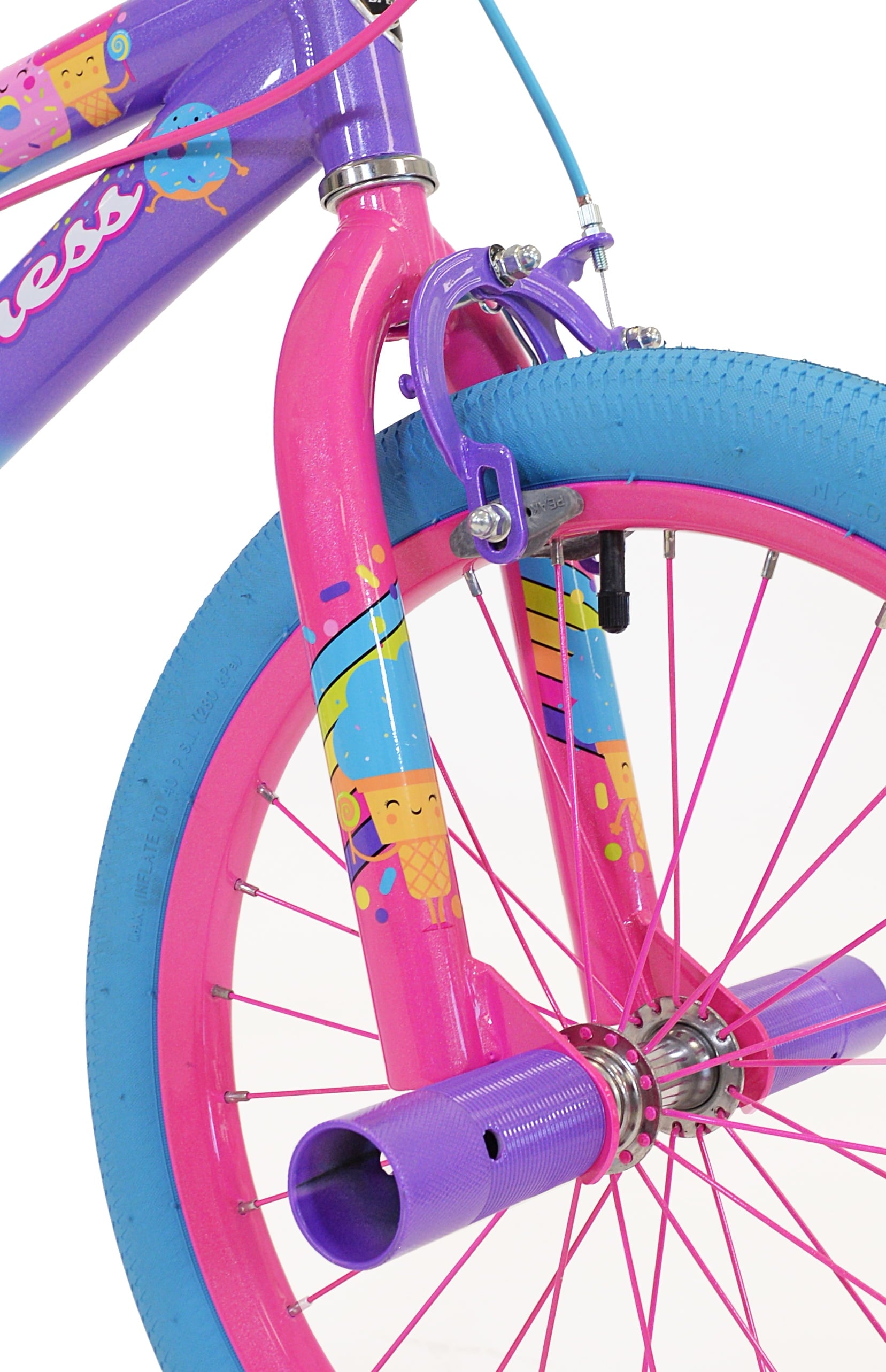 18 Sweetness Girls Bike. Purple/Pink/Blue