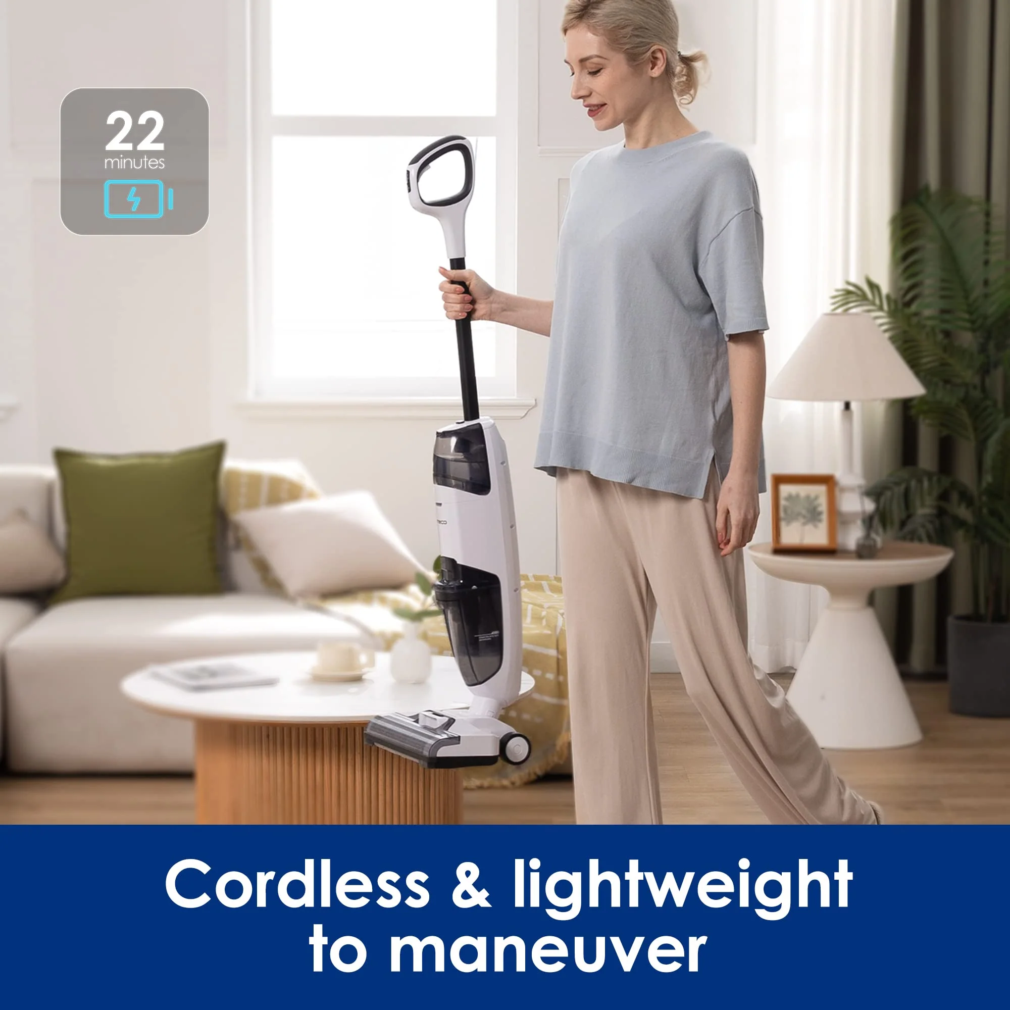 Tineco iFLOOR 2 Complete Cordless Wet Dry Vacuum Floor Cleaner and Mop