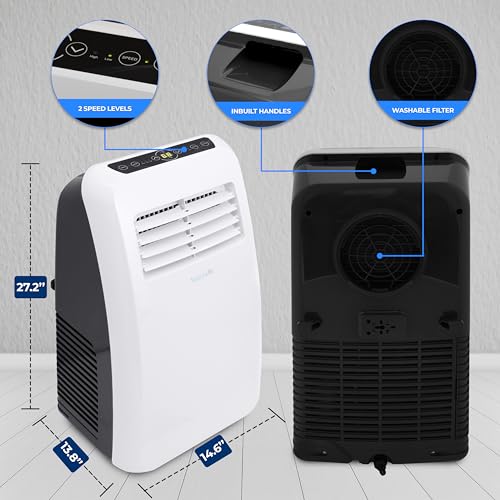 SereneLife 3-in-1 Portable Air Conditioner with Dehumidifier