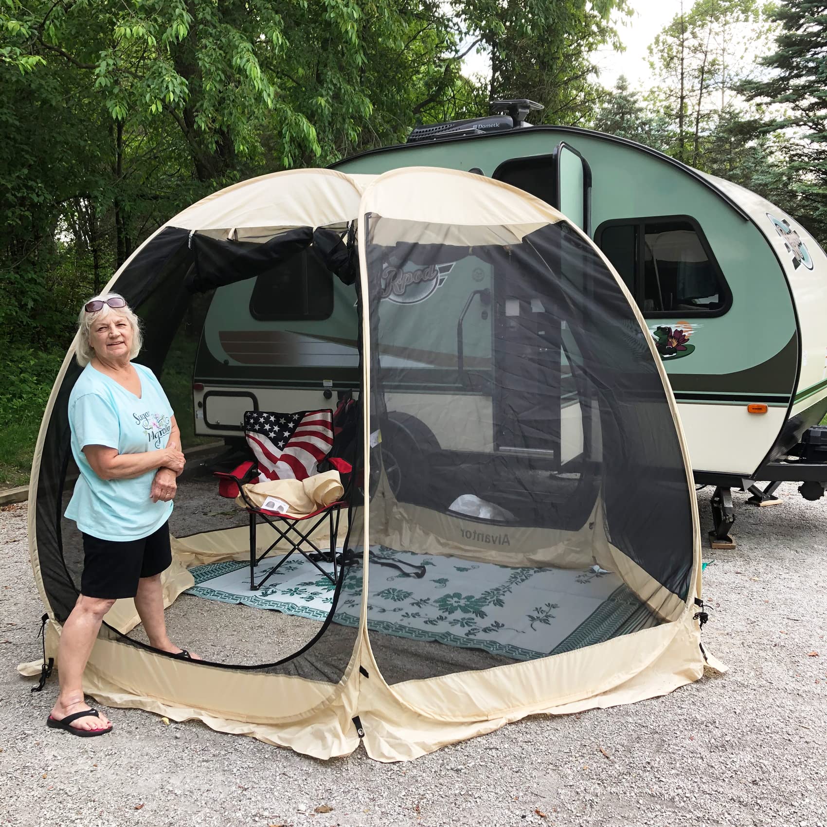 Alvantor 10'x10' Screen House Room Camping Tent