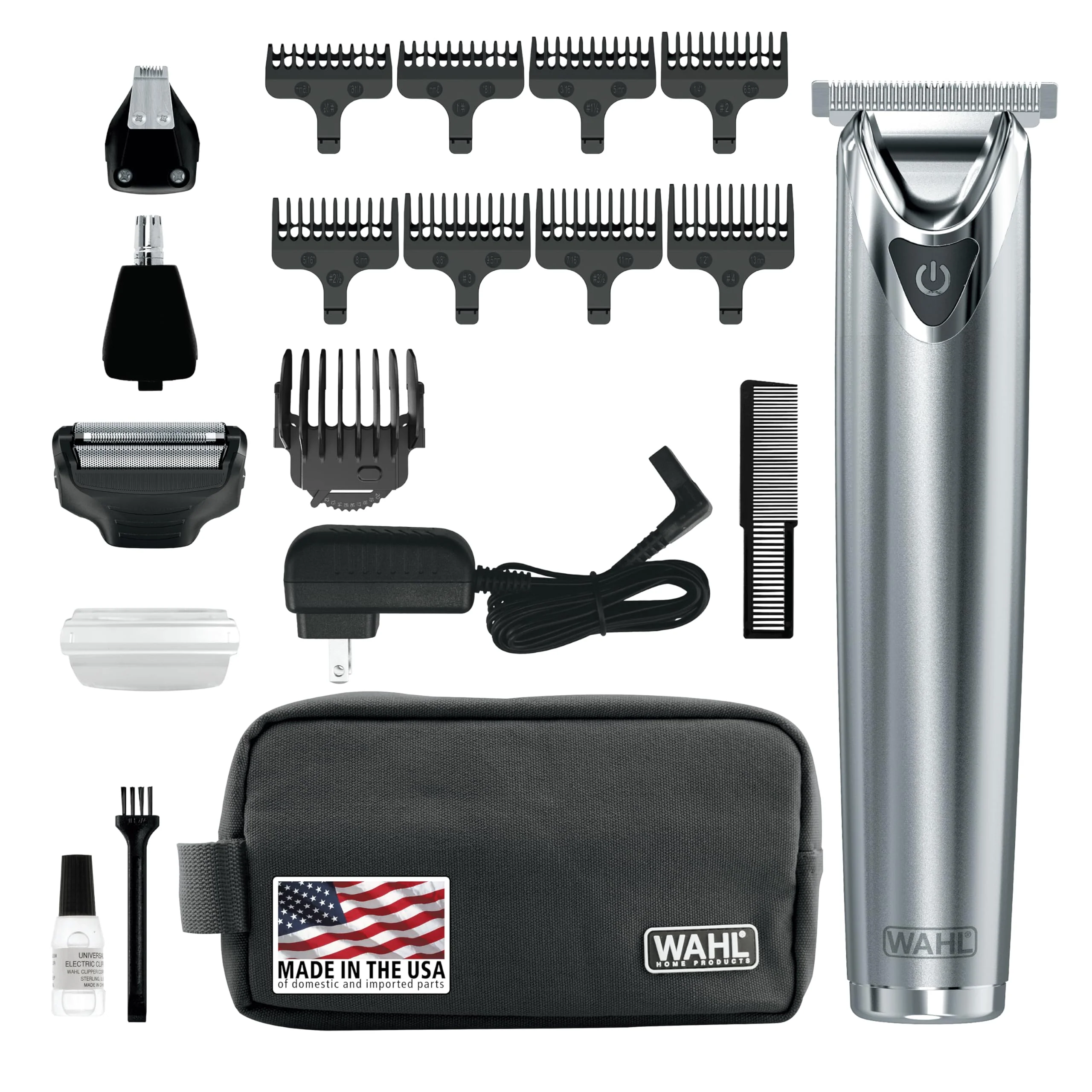 Wahl Stainless Steel Lithium Ion 2.0+ Beard Trimmer for Men