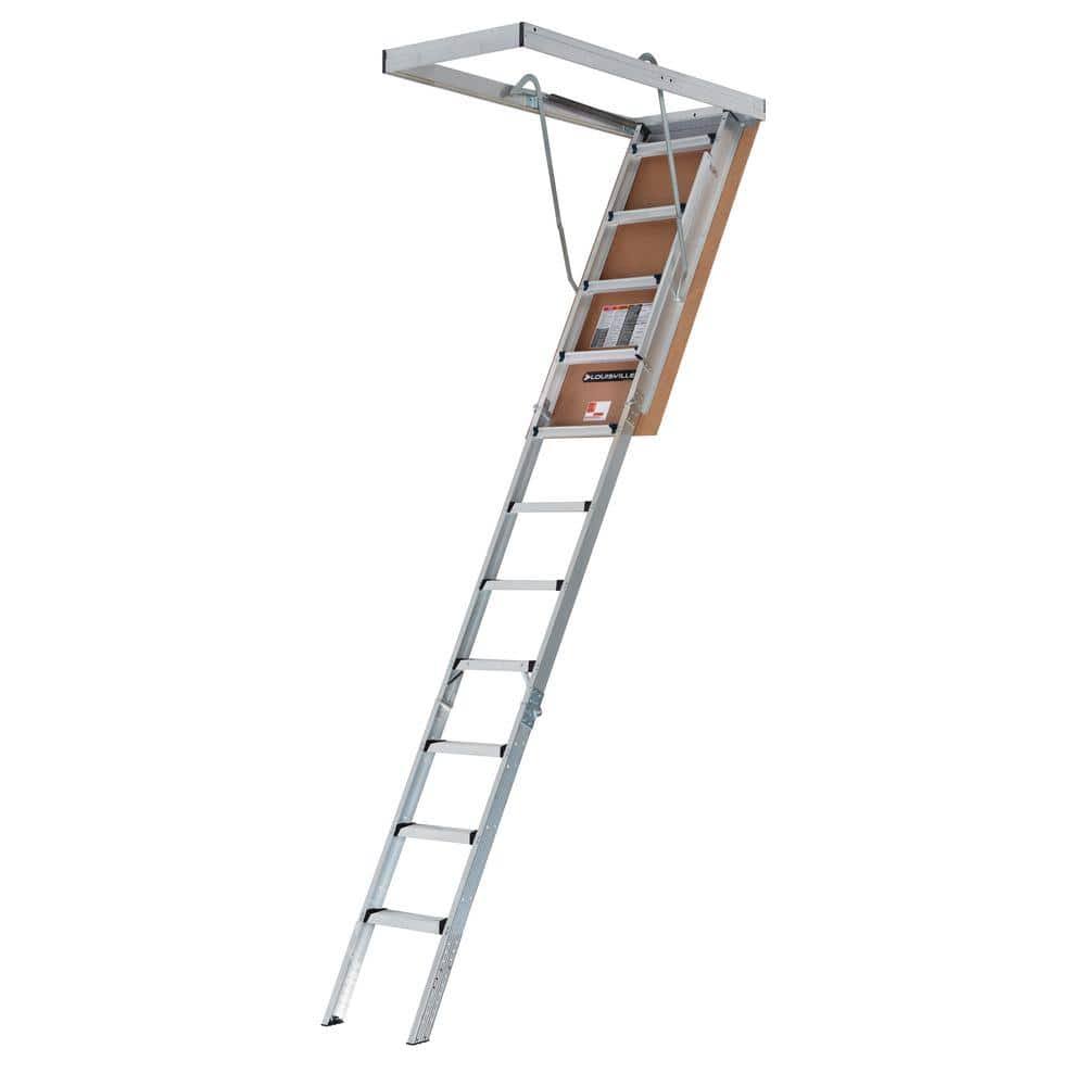 Attic Ladder, Aluminum, 22.5 x 54 in. Opening