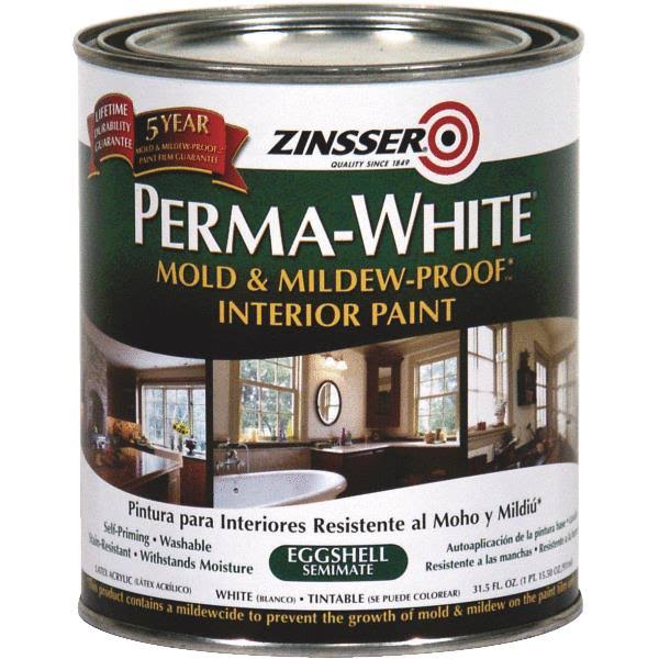 Zinsser Perma White Interior Bath Paint - 1 qt can