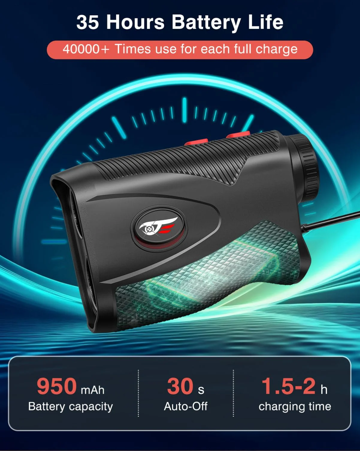 Yintar Golf 1200Yards Rangefinder Laser Range Finder with Slope