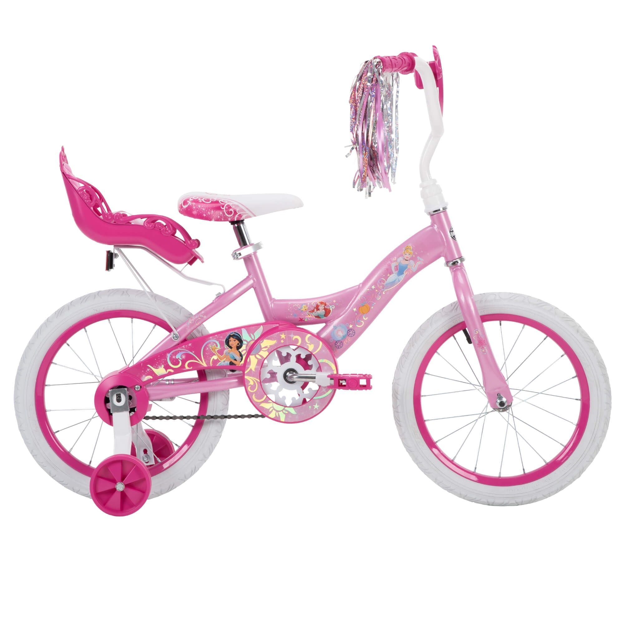 Princess Girls' 16 Sidewalk Bike with Training-Wheels by Huffy . Pink