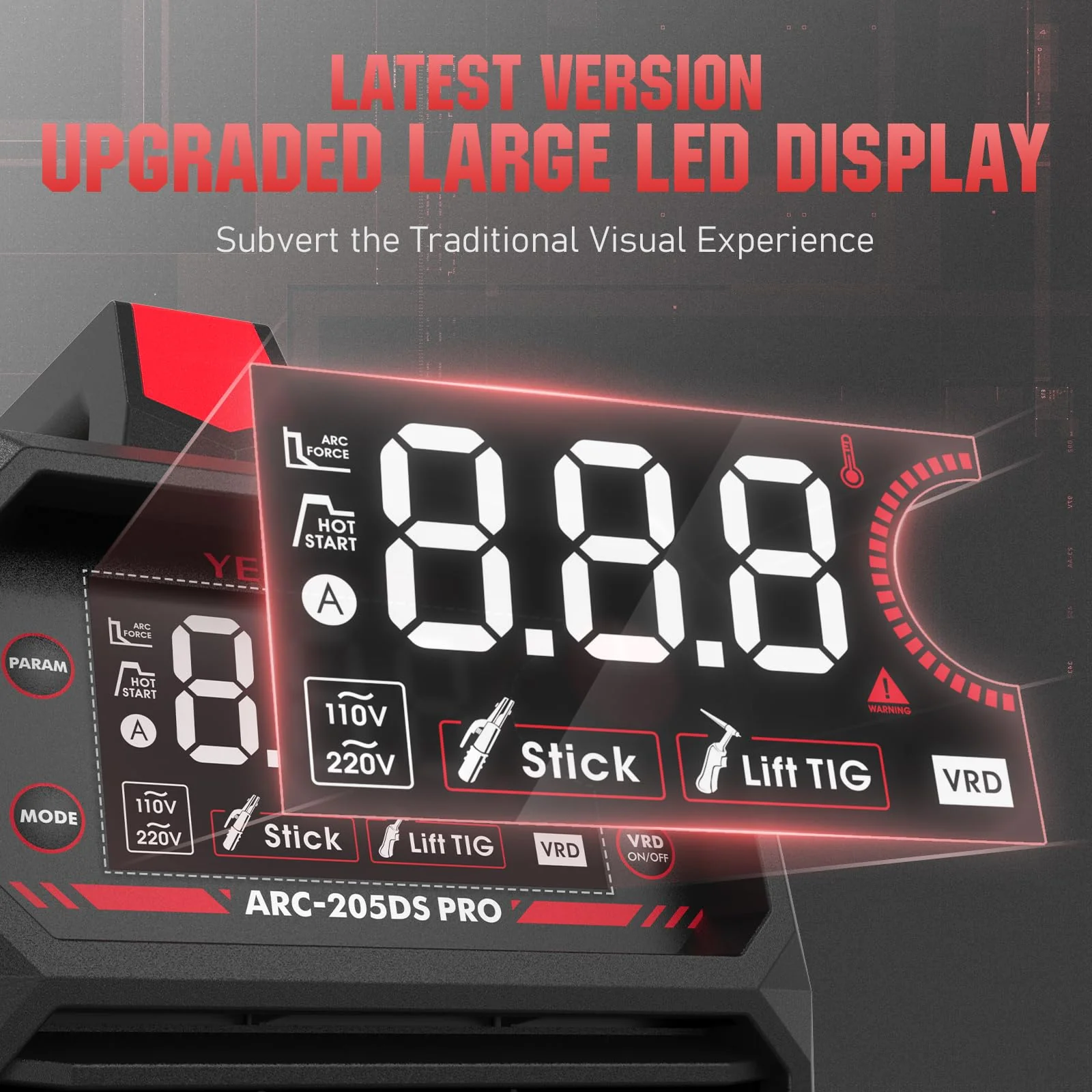 YESWELDER Dual Voltage Portable MMA ARC Welder Machine