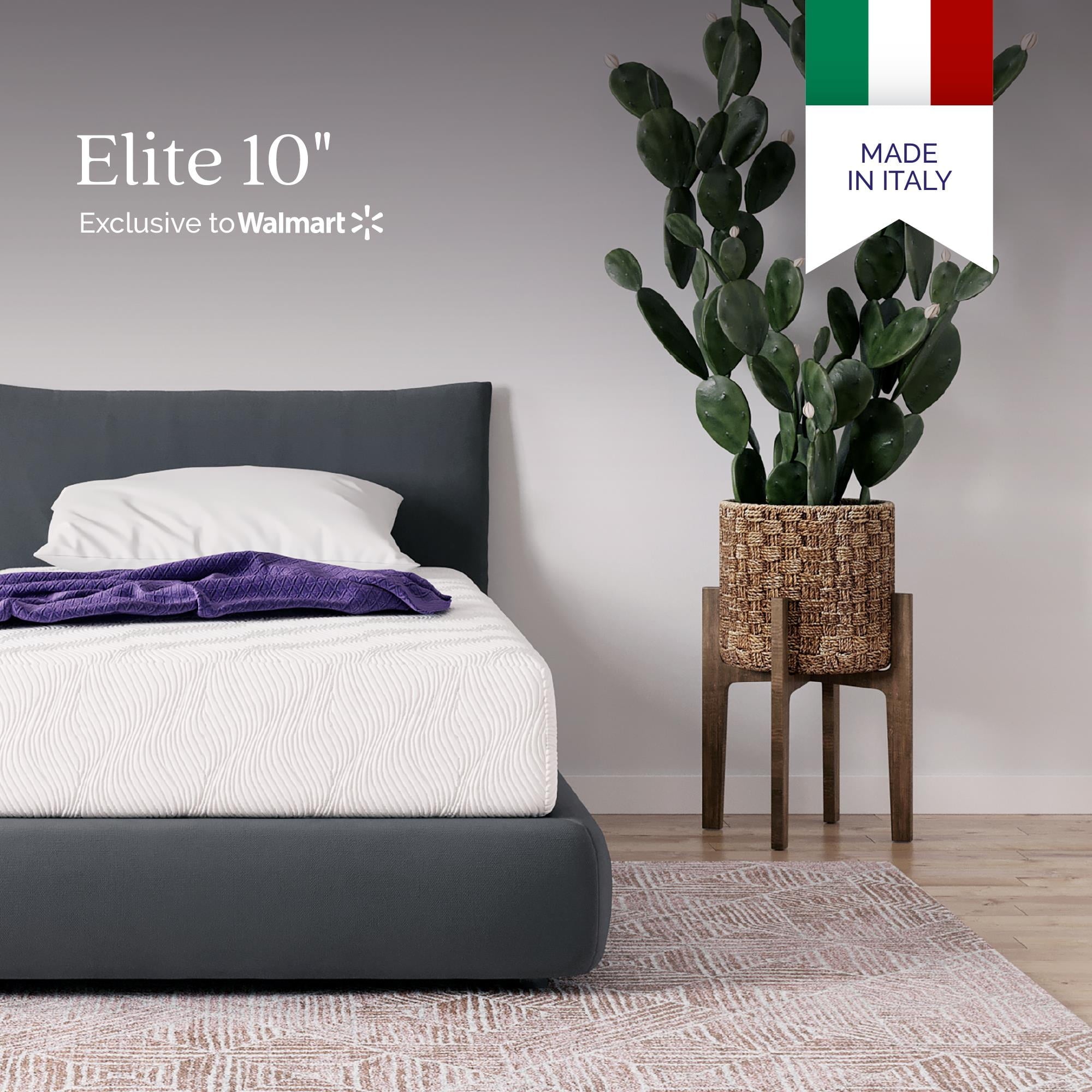 Sleep Elite 10 Charcoal Memory Foam Mattress - Twin