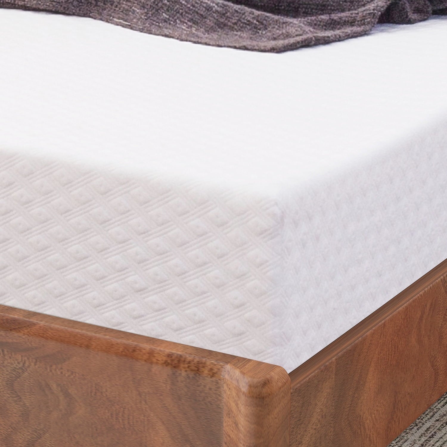 Mattress. 8 Gel Memory Foam Mattress with Removable Cover Mattress in a Box Medium Firm Mattress