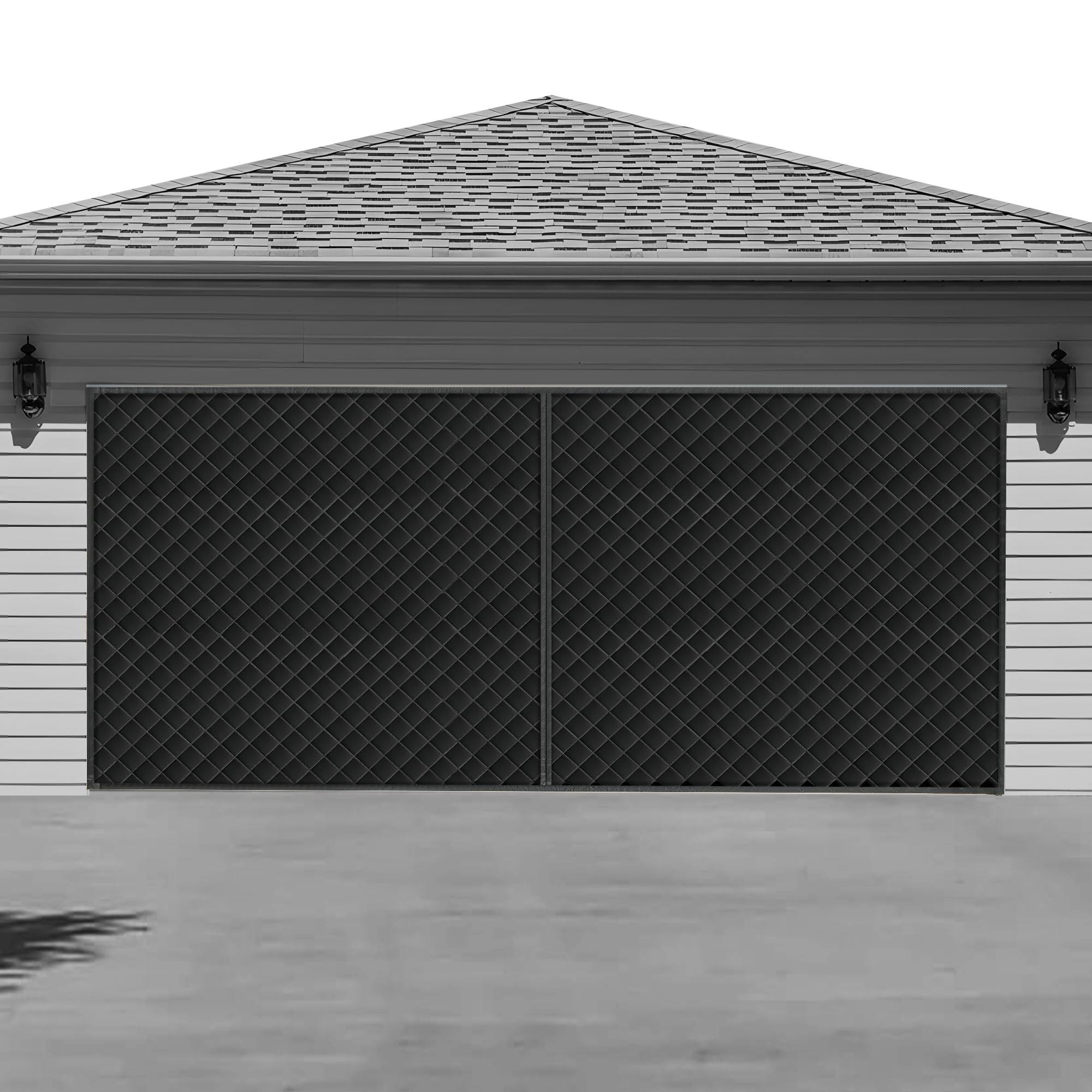 Garage Door Screen for Winter,Garage Door Insulation Kit,Magnetic Thermal Insulated Door Curtain for Garage Door, Garage Insulated Door Curtain ,