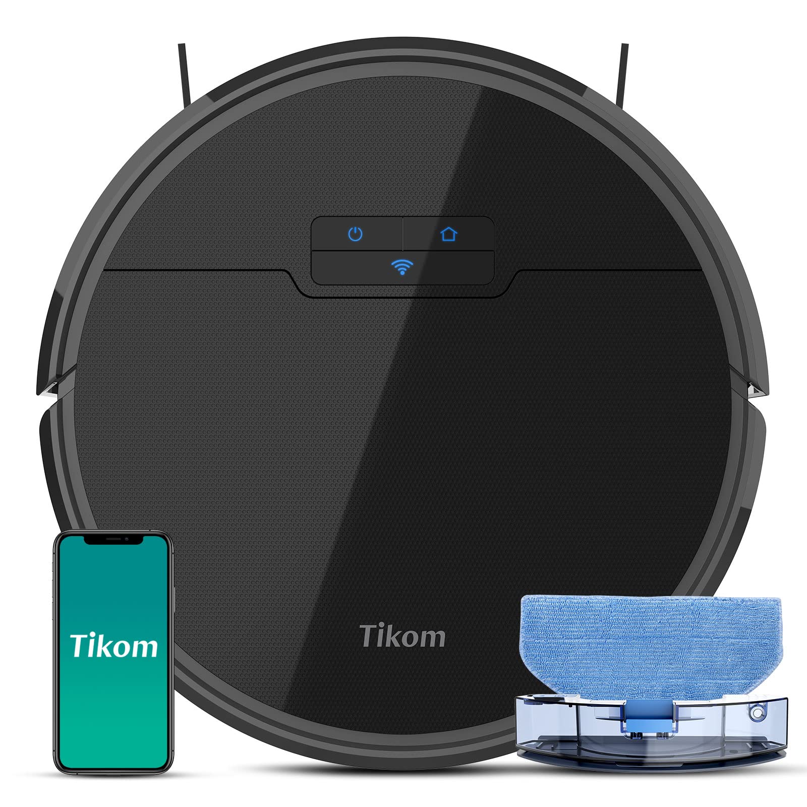 Tikom Robot Vacuum and Mop. G8000 Robot Vacuum Cleaner