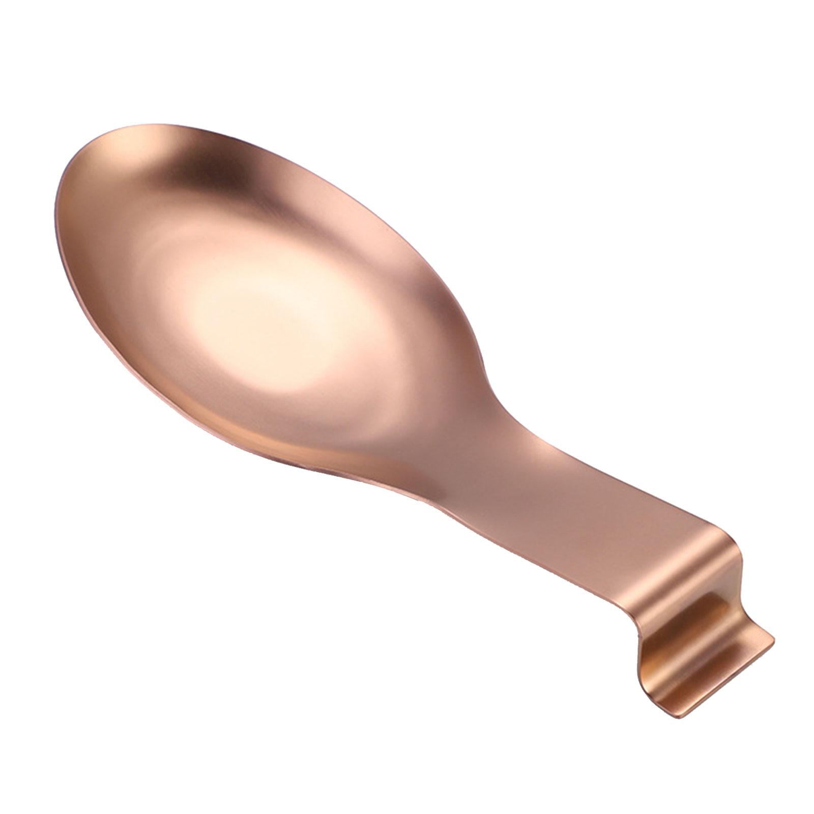 Holder Kitchen Utensils Accs Spoon Rest for Bar Coffee Station Cooking Rose Gold