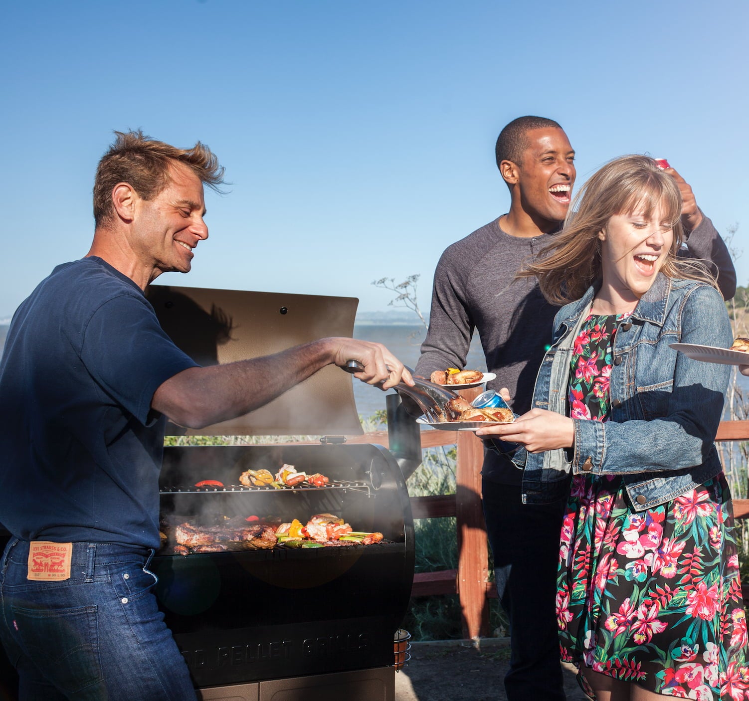 GRILLS ZPG-550A2E 590 sq. in. Wood Pellet Grill and Smoker 8-in-1 BBQ Stainless Steel