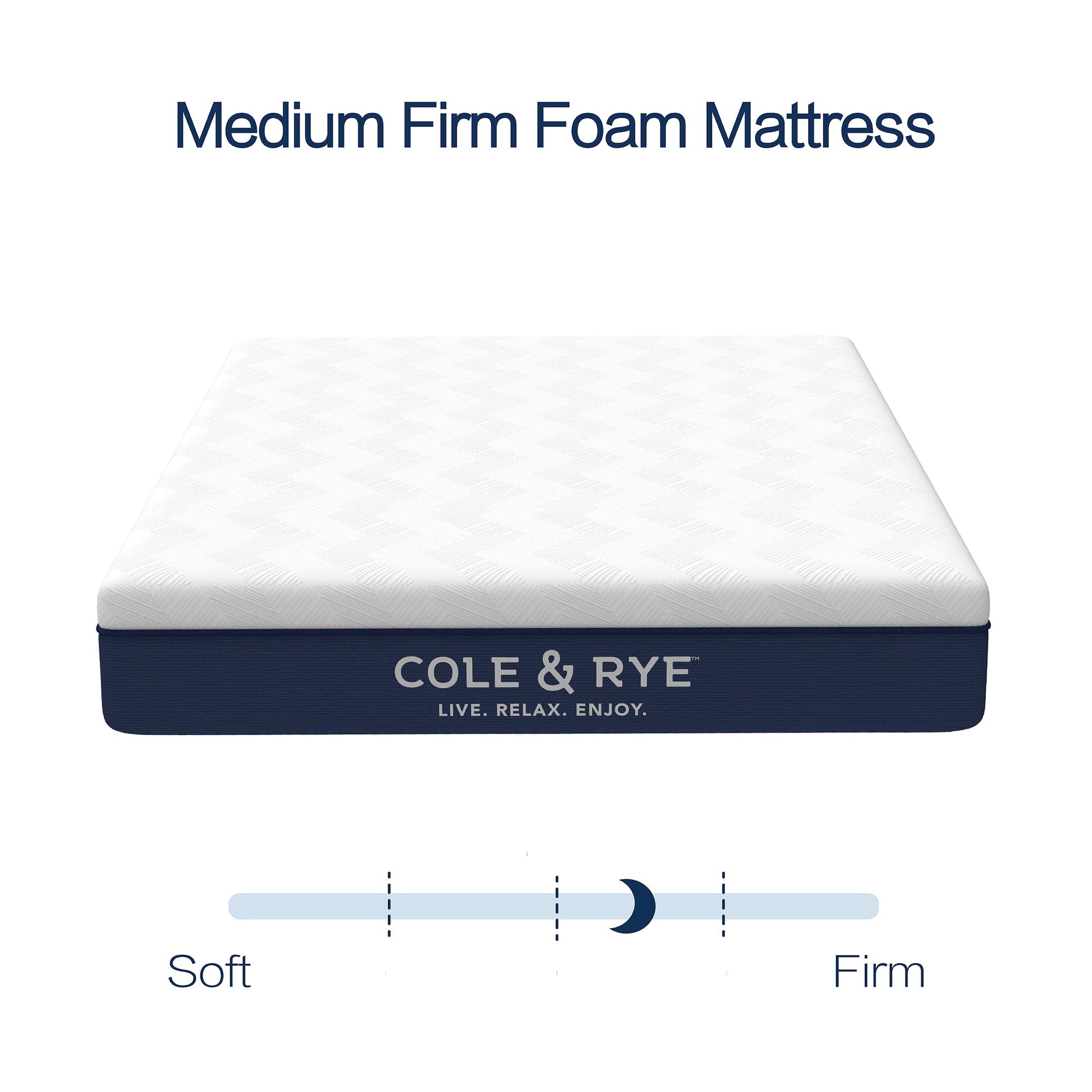 & Rye ArticSky 12 Medium Firm Gel Memory Foam Mattress with BONUS Pillows. King