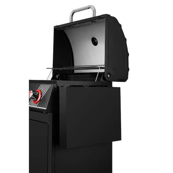3-Burner Propane Gas Grill in Matte Black with TriVantage Multifunctional Cooking System