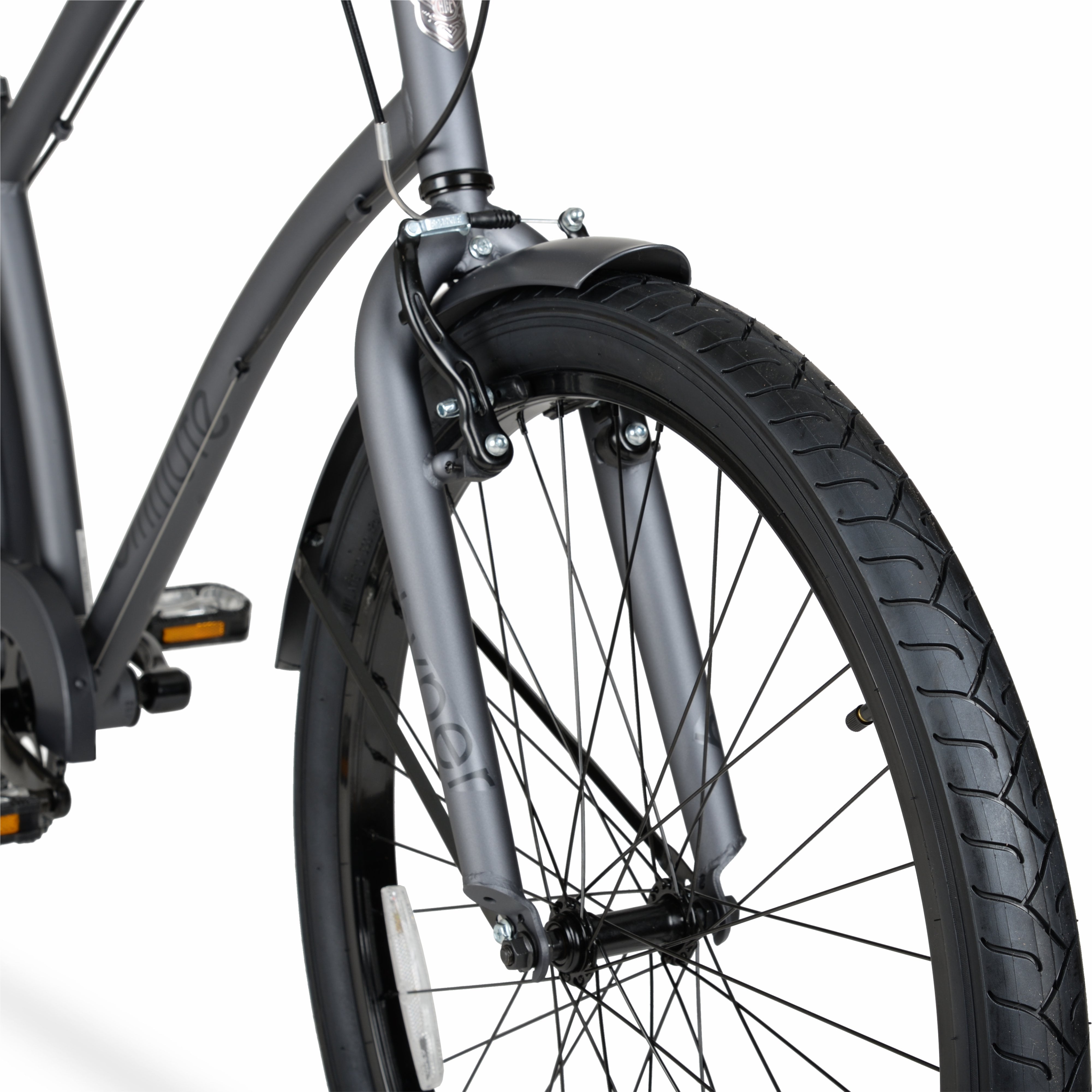 Bicycle Men's Cruiser 26 Commuter Bike. Gray