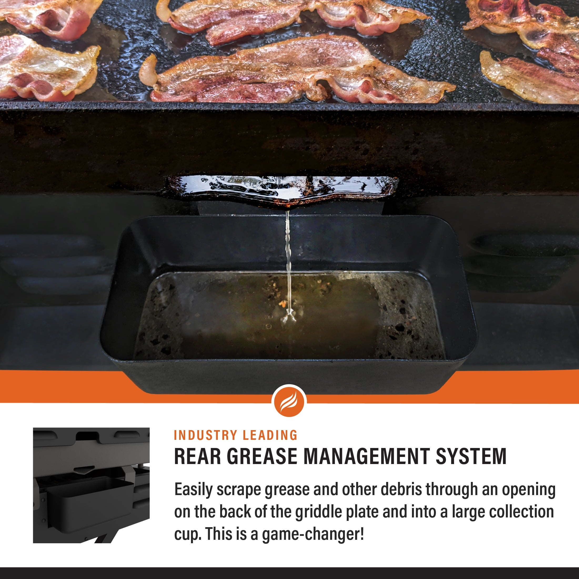 on the Go 2-Burner 22 Scissor Cart Griddle with Hood Propane