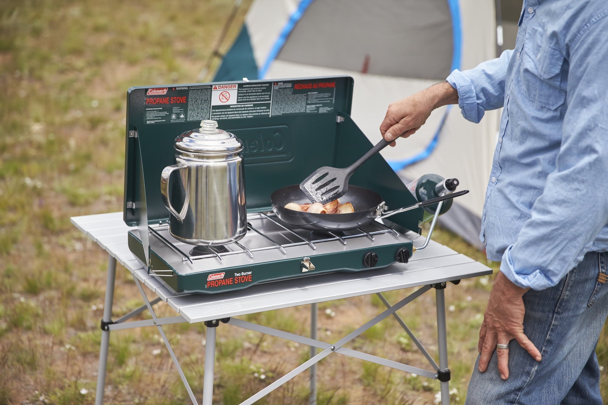 Matchlight 10.000 BTU 2-Burner Propane Stove
