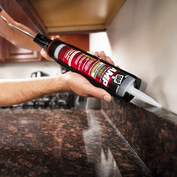 AMP Advanced Modified 9 oz. Crystal Clear Polymer Kitchen and Bathroom Sealant (12-Pack)