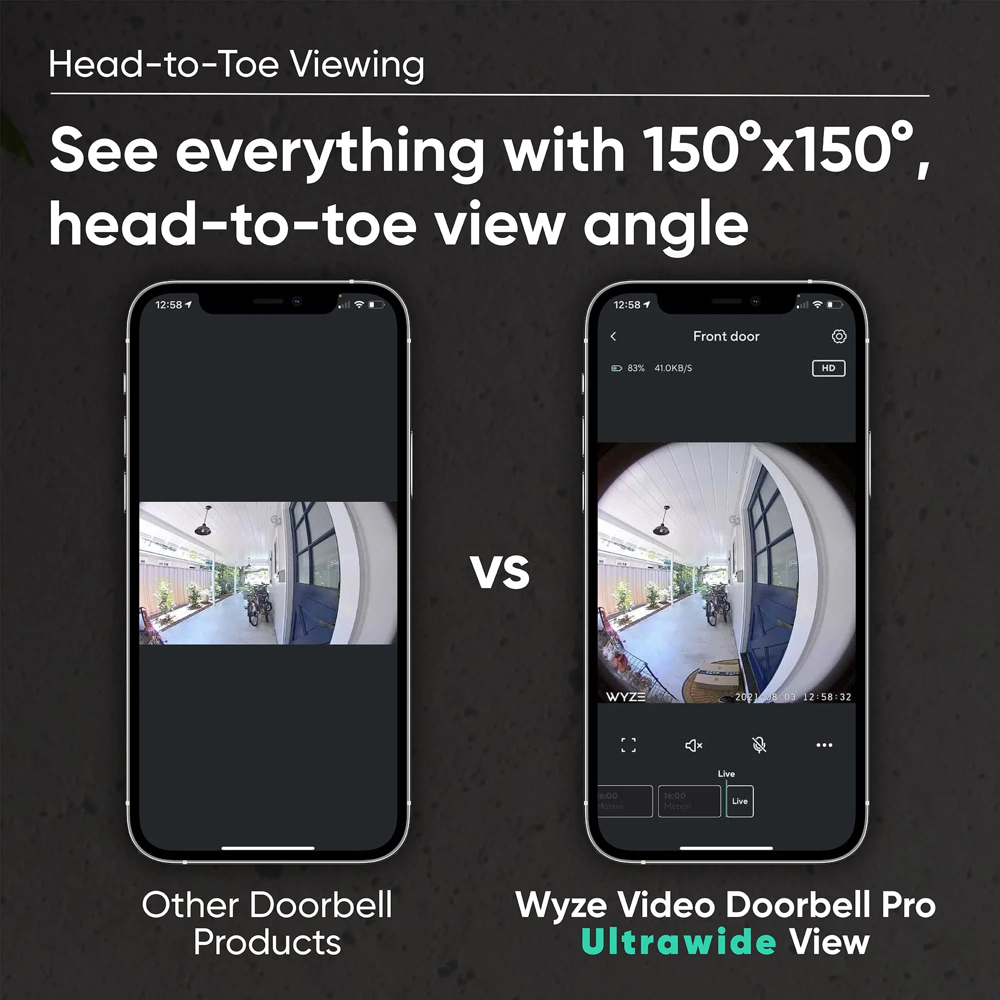 Wyze Wireless Video Doorbell Pro. 1440 HD Video