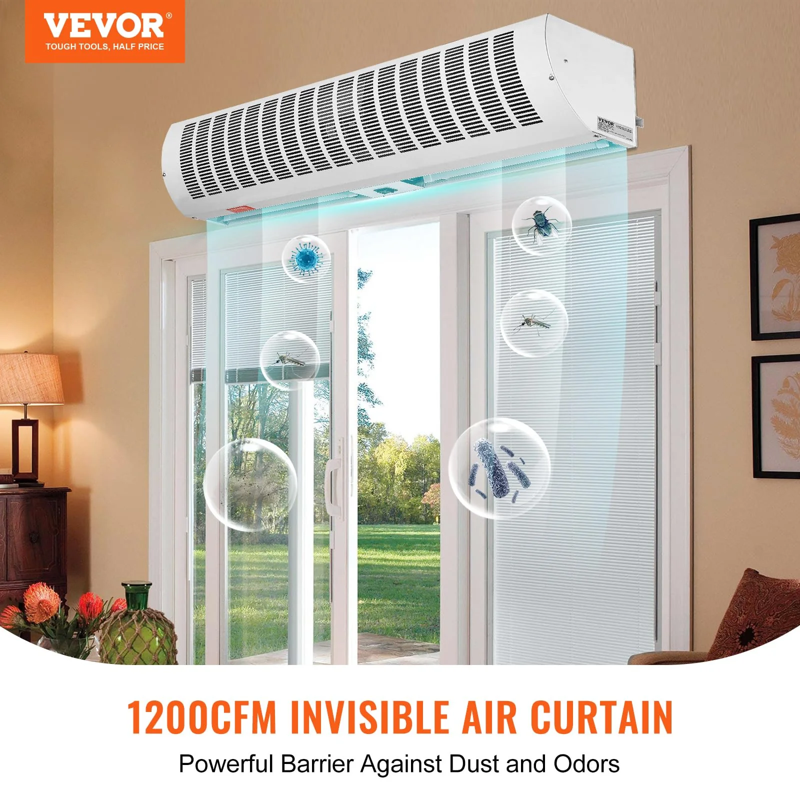 VEVOR 36 Commercial 1200CFM Indoor Air Curtain