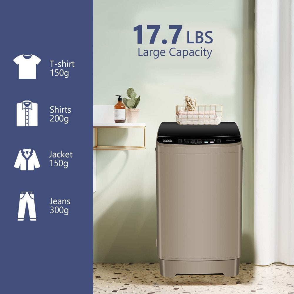 Portable Washing Machine. 17.7 Lbs Large Capacity Full Automatic Washing Machine
