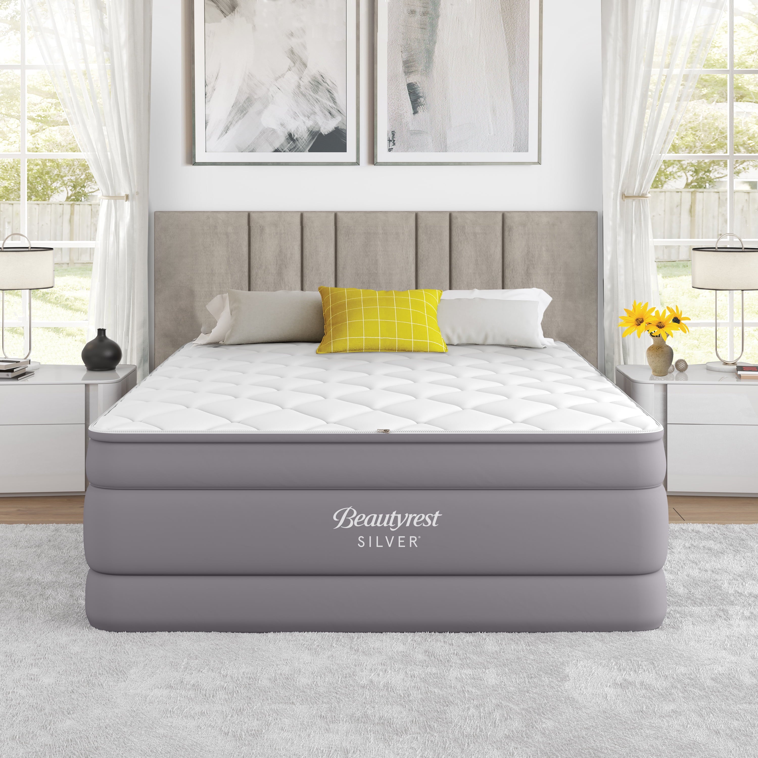 Cushion Aire 20 Queen Air Mattress with Built-in Pump
