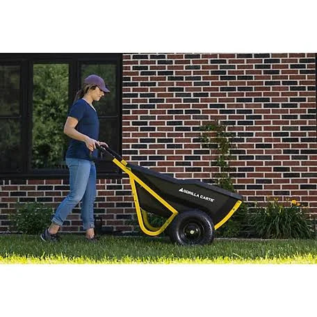 Gorilla Carts 10 Cu. ft. Evolution Poly Yard Cart - MadeInUSA