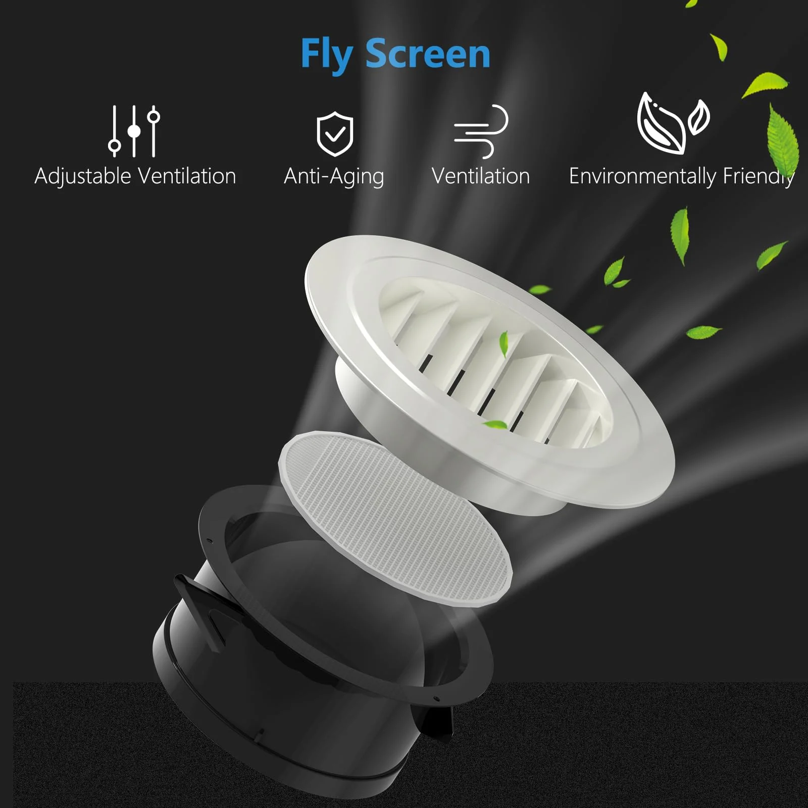 Hon&Guan 4 Air Filtration Kit for Grow Tents