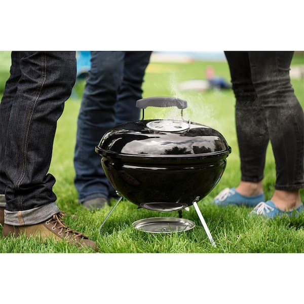 Smokey Joe Portable Charcoal Grill in Black