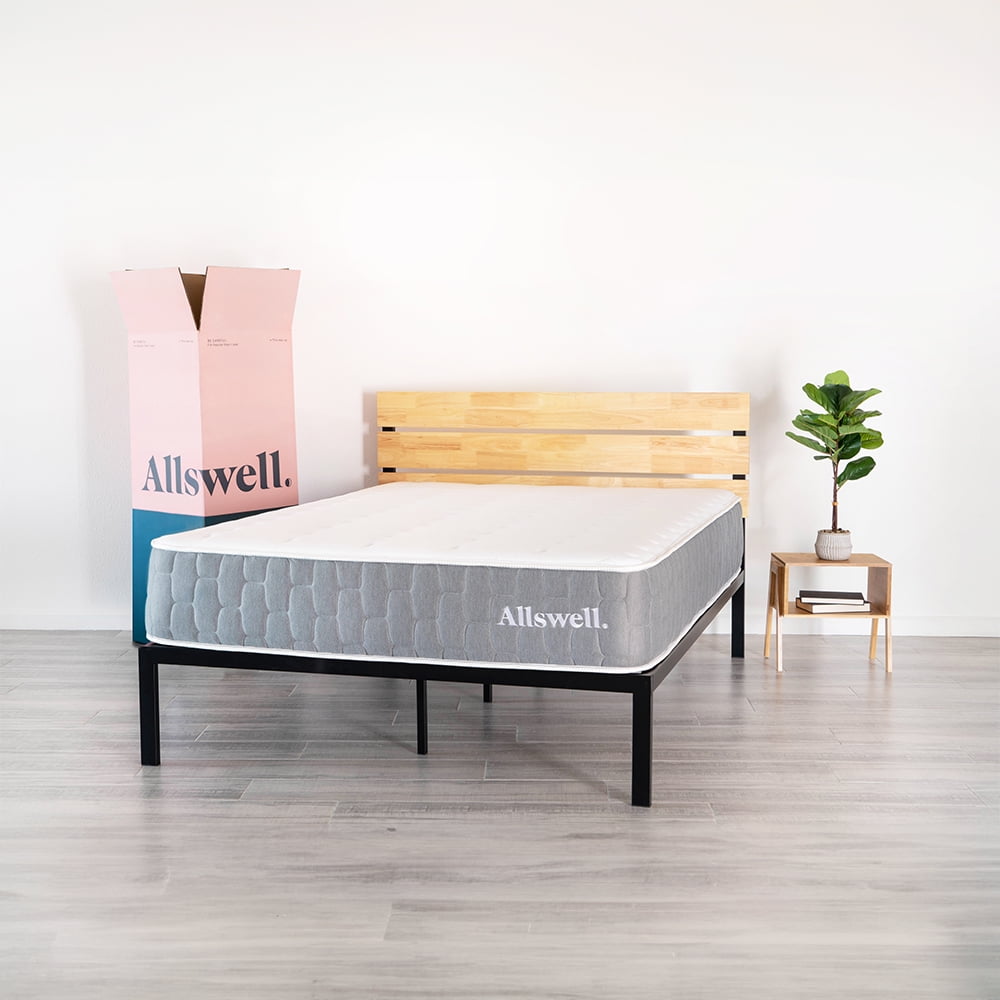 Allswell Brick 12 Bed in a Box Hybrid Mattress. Queen