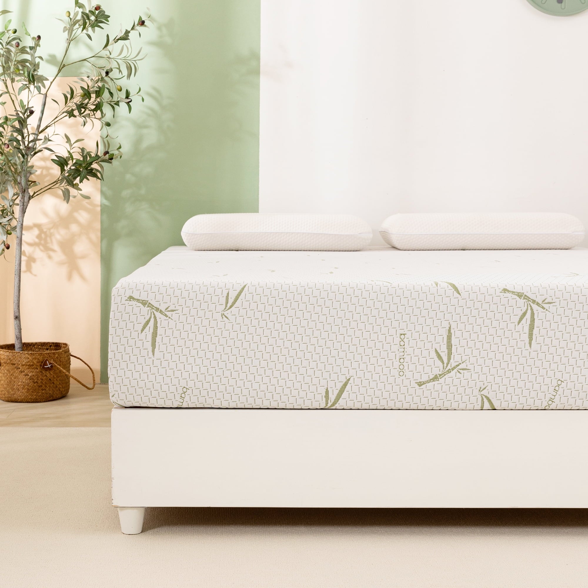 Size Mattress. 10 inch Gel Memory Foam Mattress in a Box with Bamboo Cover.CertiPUR-US Certified