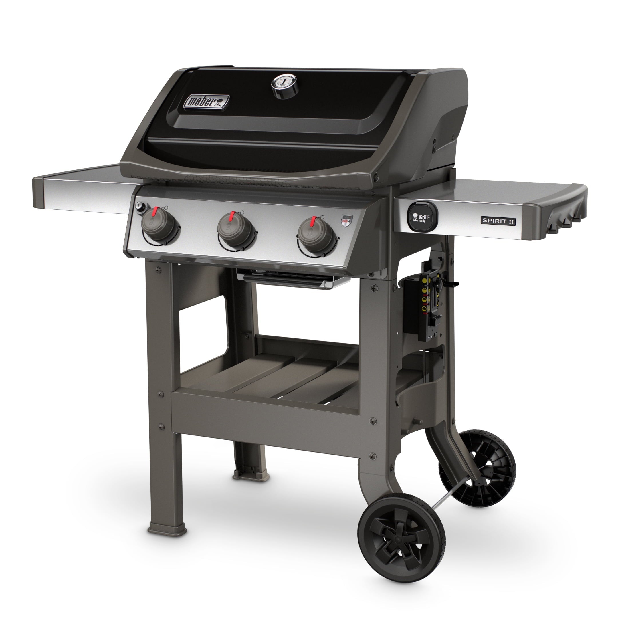 Spirit II E-310 Propane Gas Grill. Black
