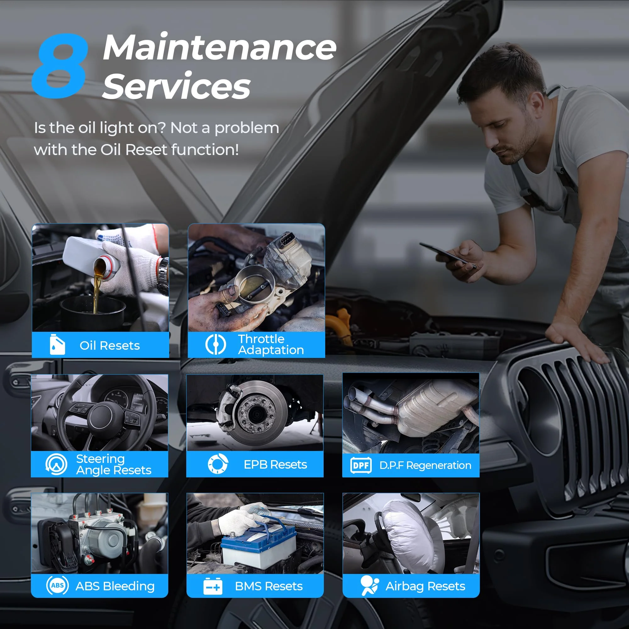 TOPDON TopScan Scanner Bluetooth. Bi-Directional Scanner