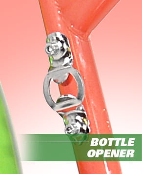 24 Island Life Multi Speed Girl's Bike. Coral/Green