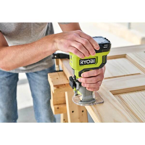ONE+ 18V Cordless 2-Tool Combo Kit with Compact Fixed Base Router and 5 in. Random Orbit Sander (Tools Only)