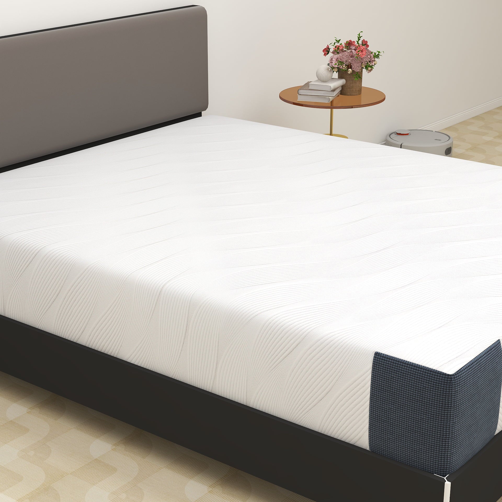 Inch Hybrid Mattress.Queen Size Mattress with Gel Memory Foam Sleep Mattresses. Individual Pocket Springs with Comfy Foam for Back Pain Relief & Cool Sleep.Mattress In A Box