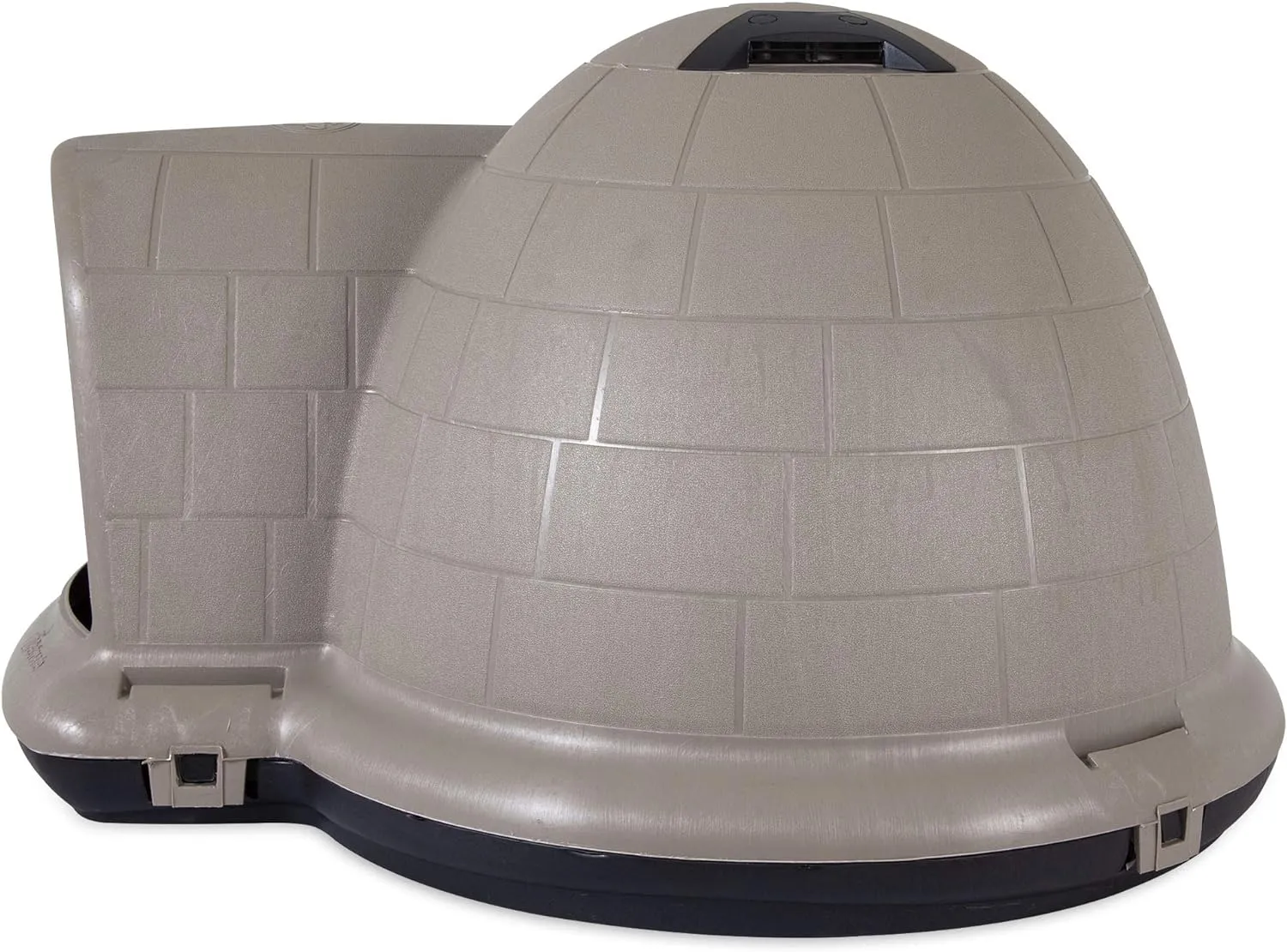 Petmate Indigo Dog House (Igloo Dog House. Made in USA with 90% Recycled Materials. All-Weather Protection Pet Shelter) for XL Dogs -90 to 125 pounds. Made in USA