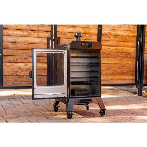 Oakford 1400 Pellet Grill Vertical Smoker in Black