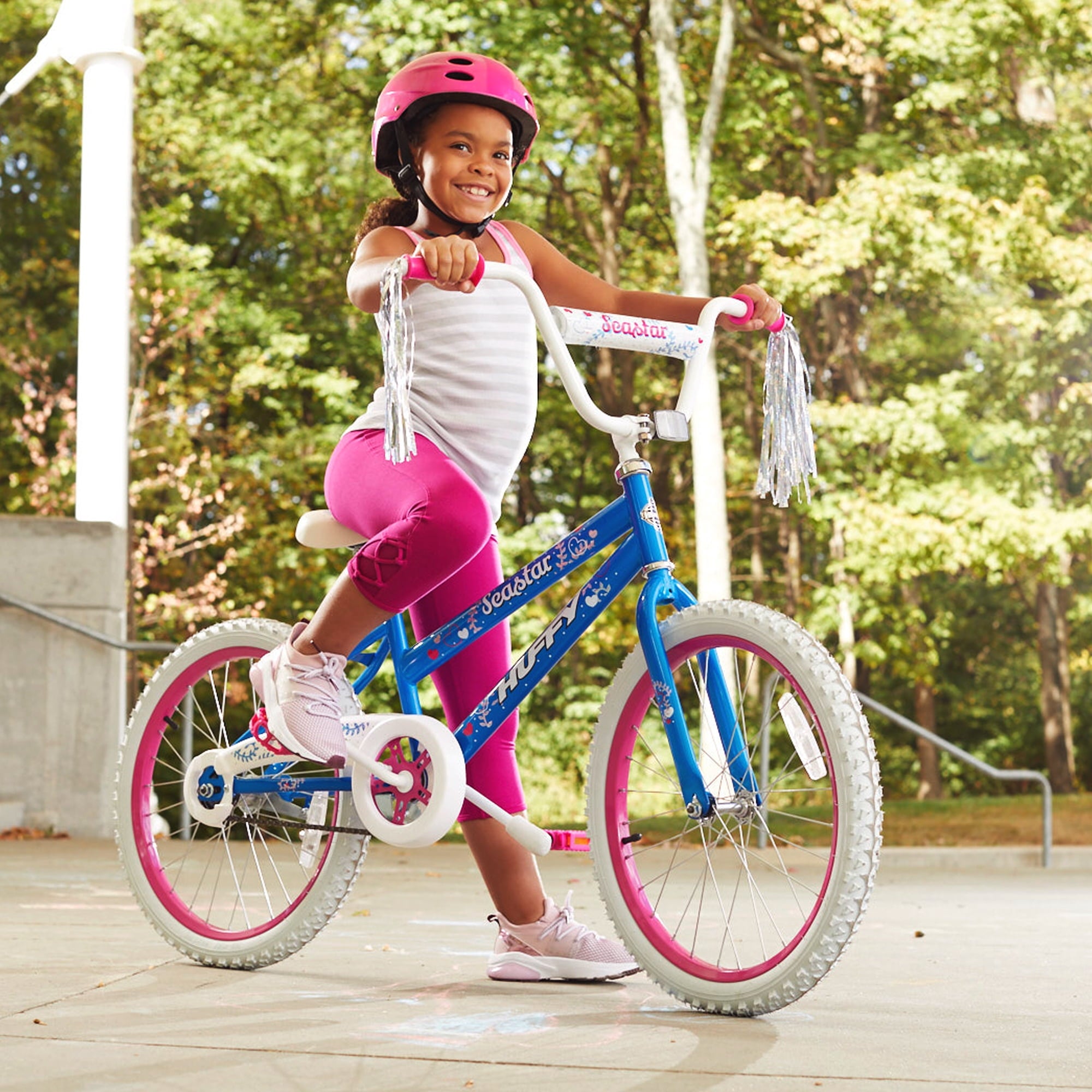 20 in. Sea Star Girl Kids Bike. Blue and Pink