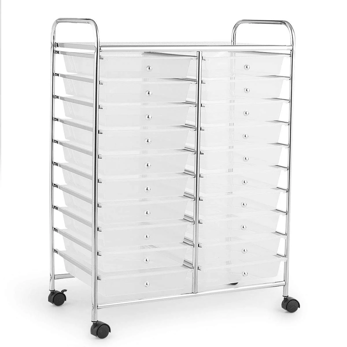Giantex Storage Drawer Carts. 20-Drawer Organizer