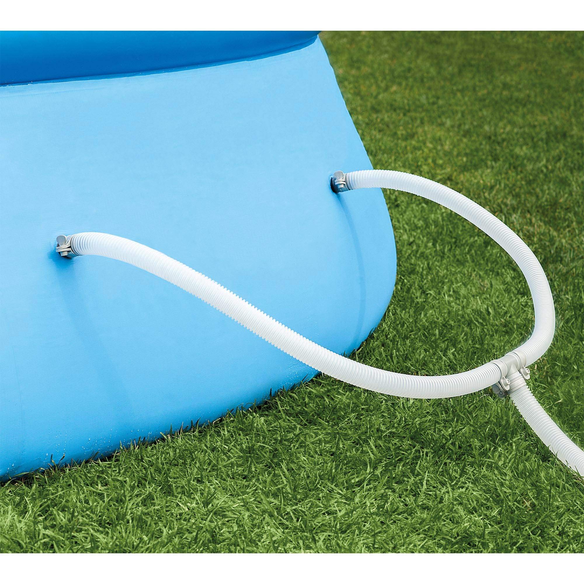 Intex 18 Feet x 48 Inch Inflatable Above Ground Swimming Pool Set