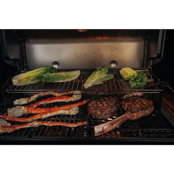 Genesis E-325s 3-Burner Propane Gas Grill in Black with Built-In Thermometer