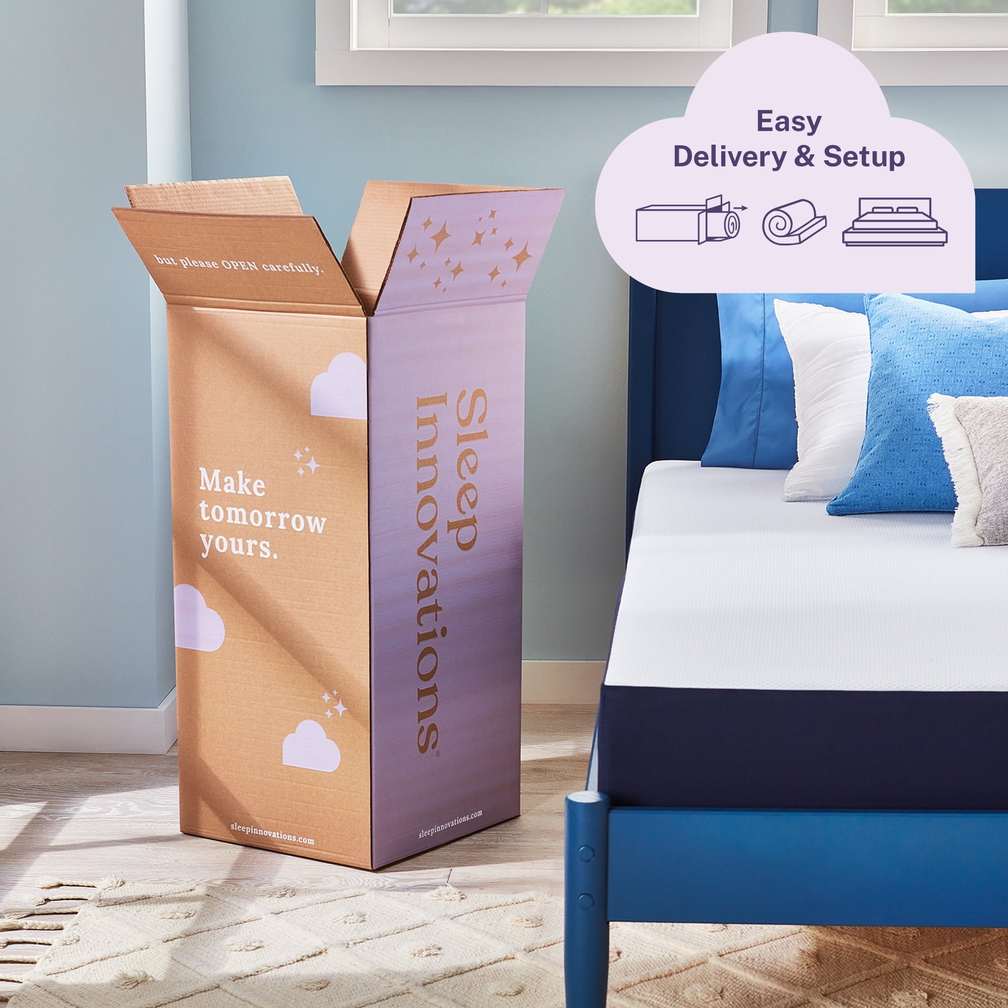 Innovations Marley 10 Cooling Gel Foam Mattress. Queen