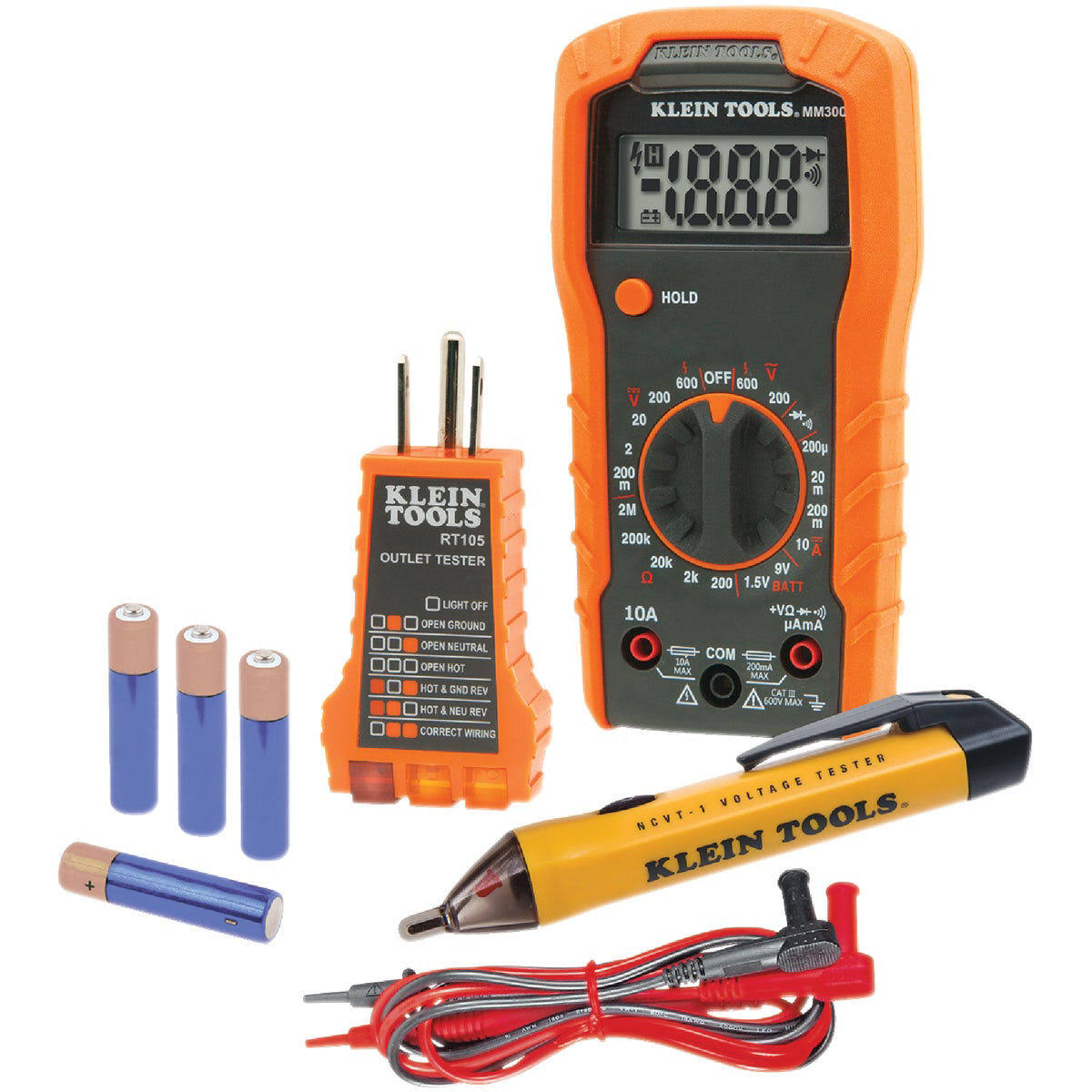 Klein Tools 69149P Test Kit with Multimeter, Non-Contact Volt Tester