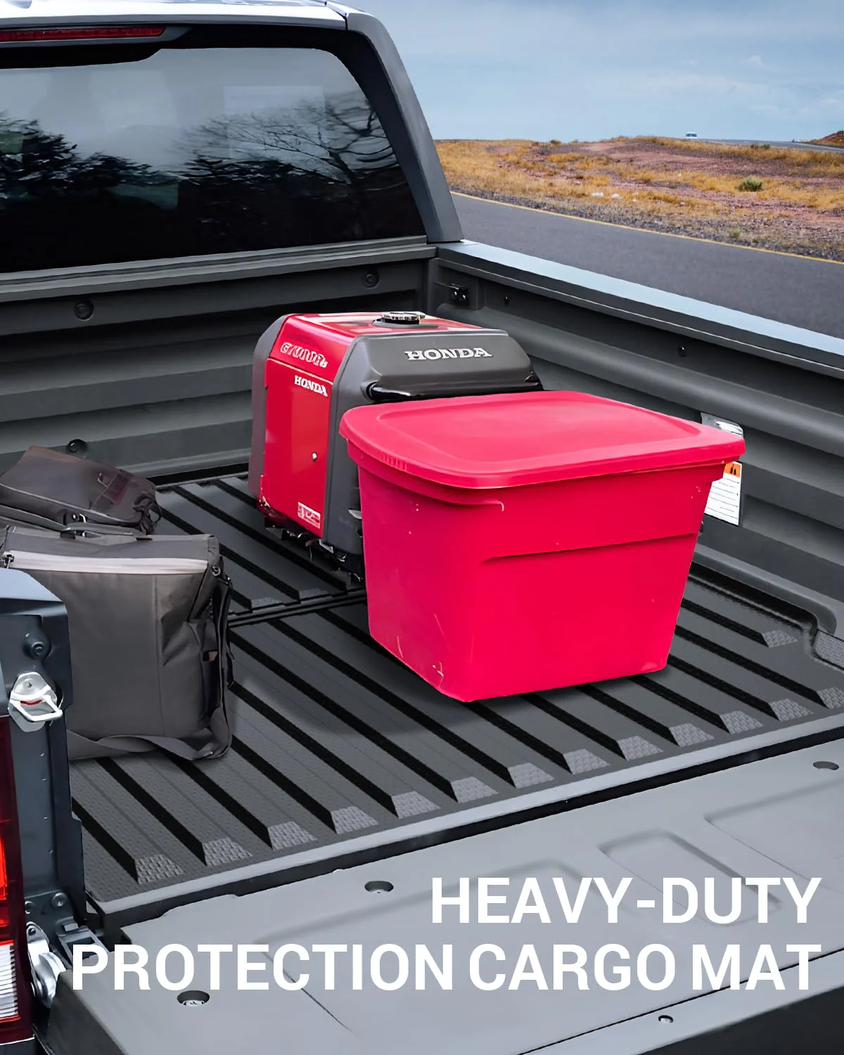 Ecarzo 5.3FT Bed Mat Compatible with 2017-2024 Honda