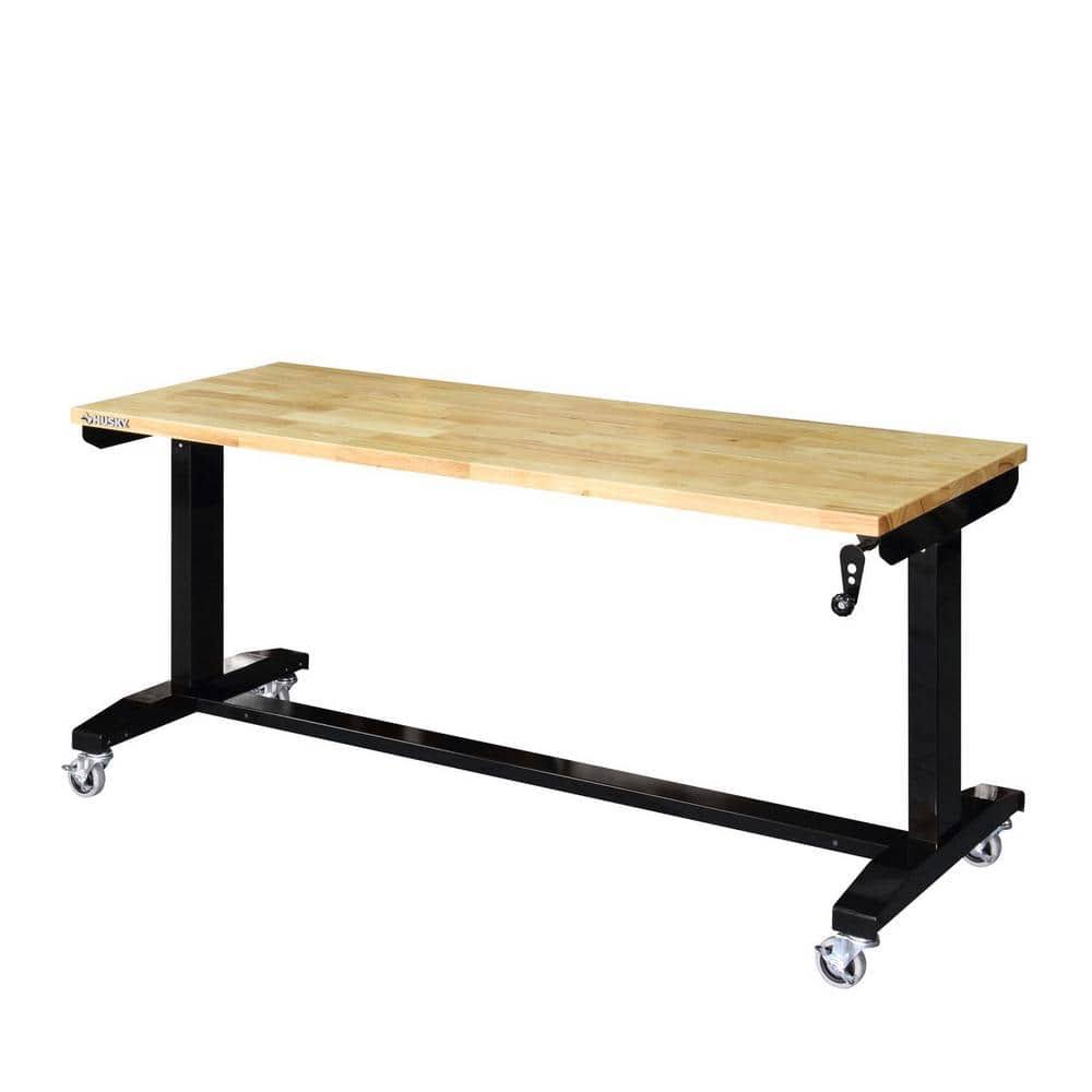 Husky 62 in. Adjustable Height Work Bench Table