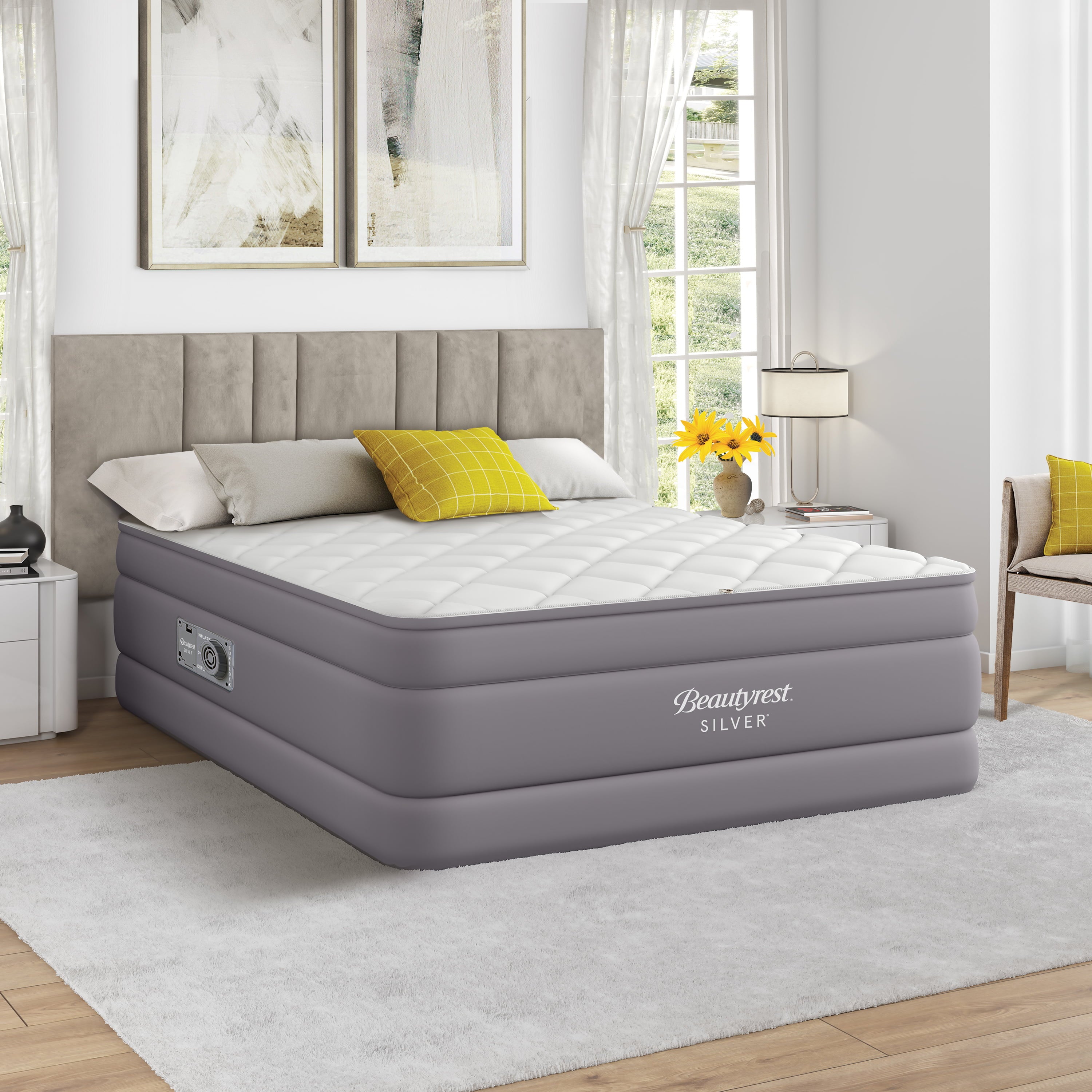 Cushion Aire 20 Queen Air Mattress with Built-in Pump