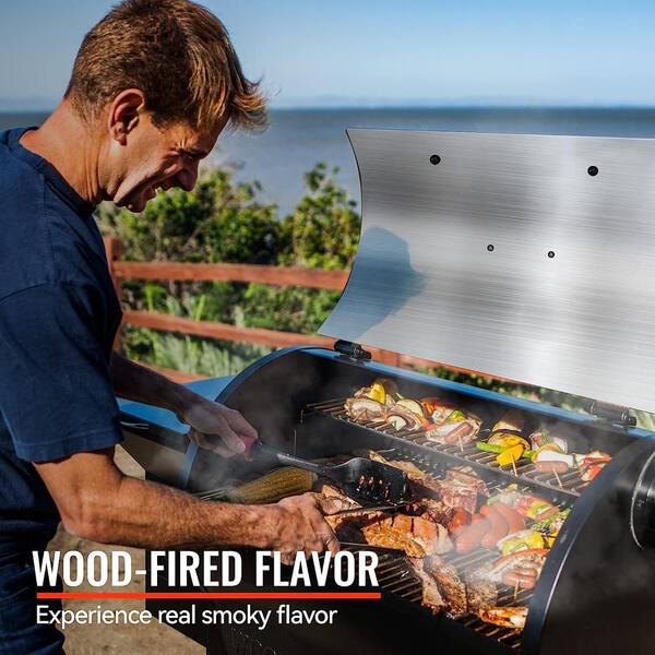 694 sq. in. Pellet Grill and Smoker. Stainless Steel