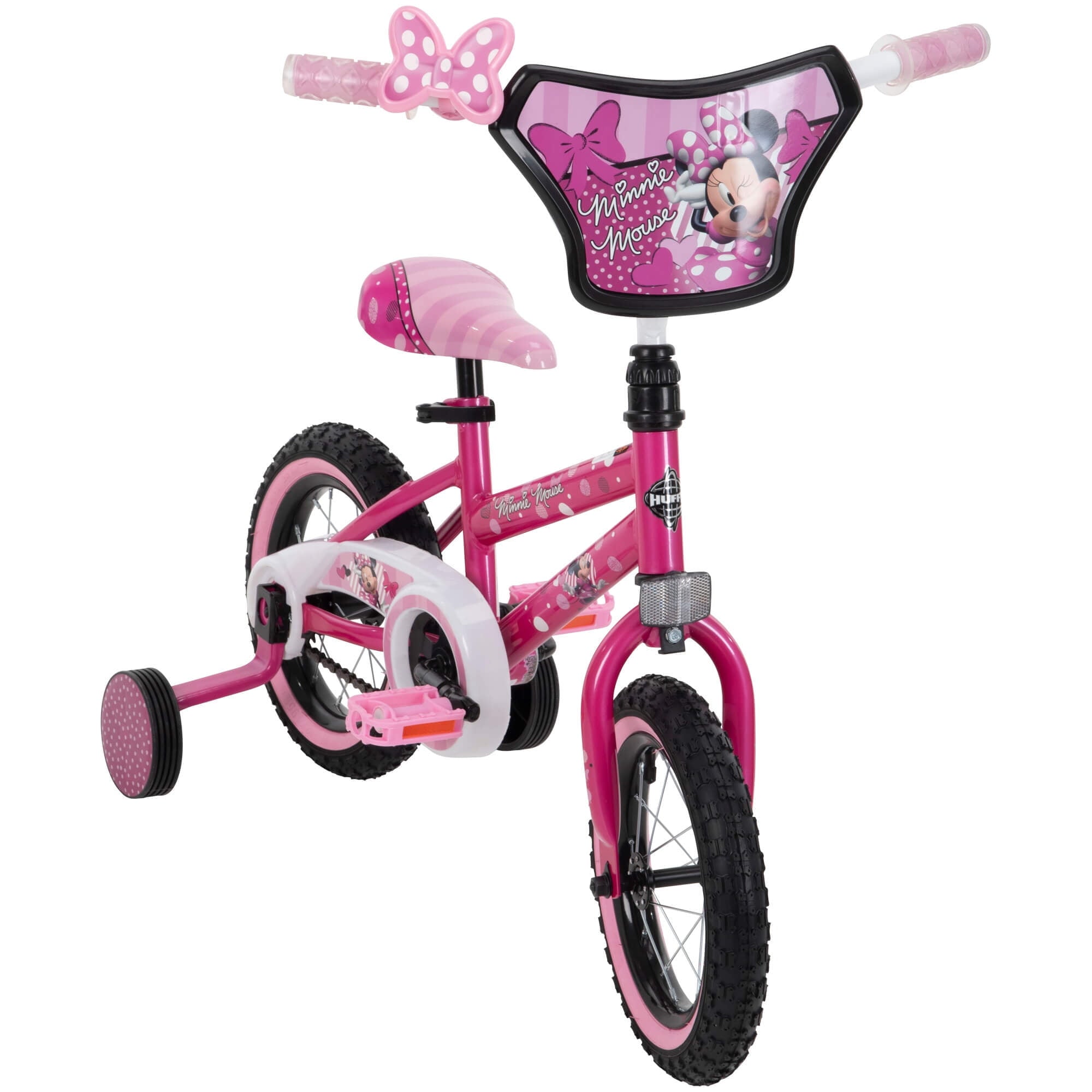 12 in. Minnie Mouse Bike with Training-Wheels for Girl's. Pink by Huffy